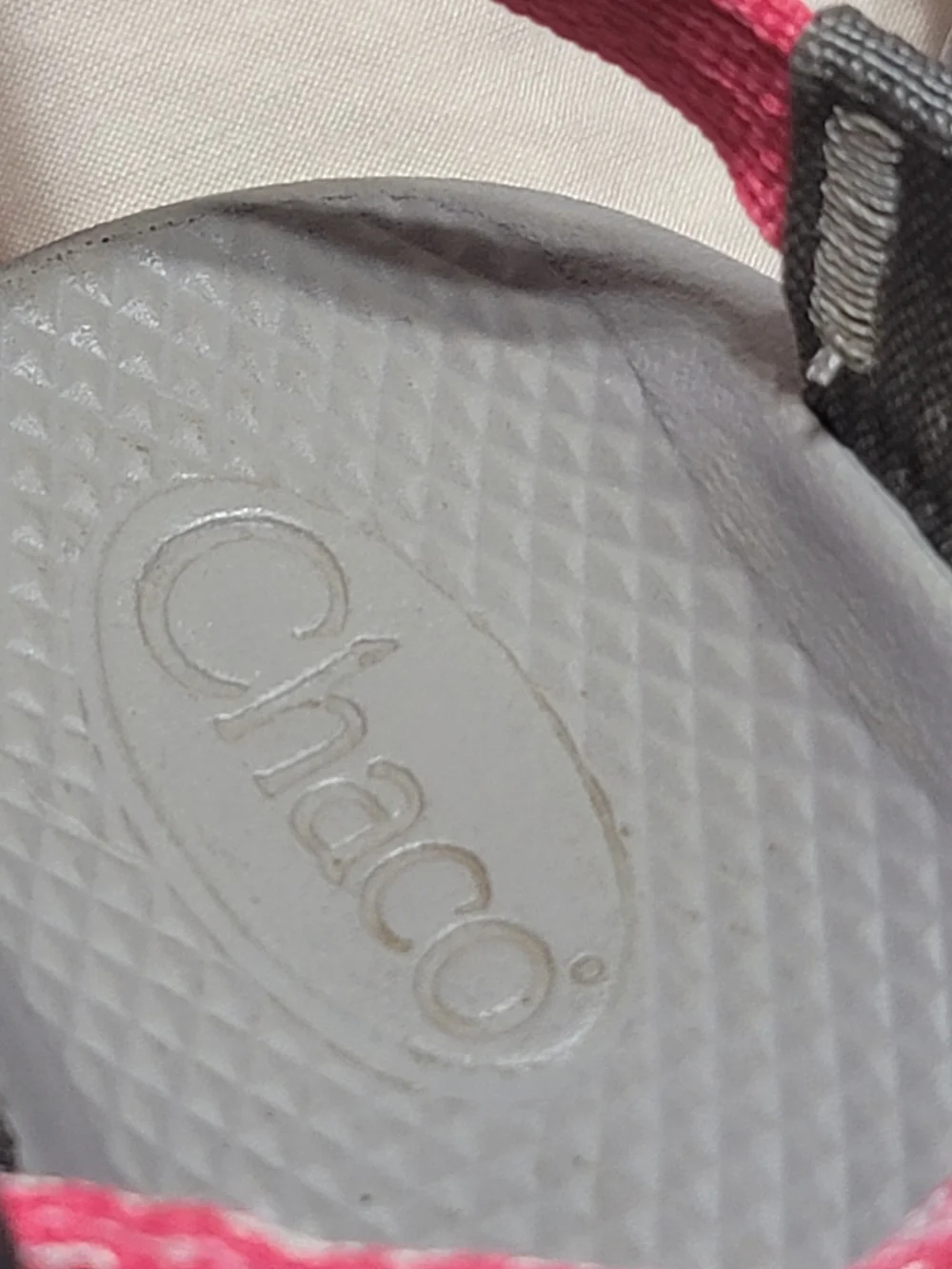 Chaco Z/Cloud X2 Sandals Pink White Strappy Size 5 Women's EUC